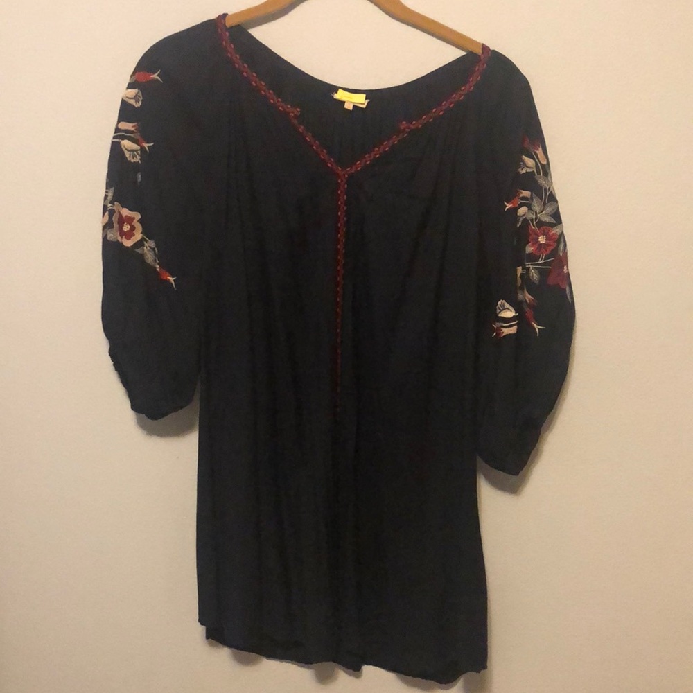Bell sleeve Vintage inspired floral dress